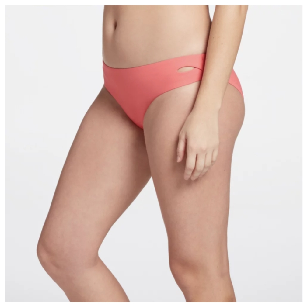 CALIA Keyhole Low Rise Coral Bikini Bottoms